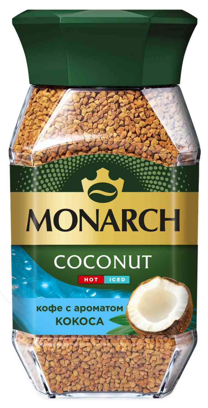 Кофе растворимый Monarch с ароматом кокоса