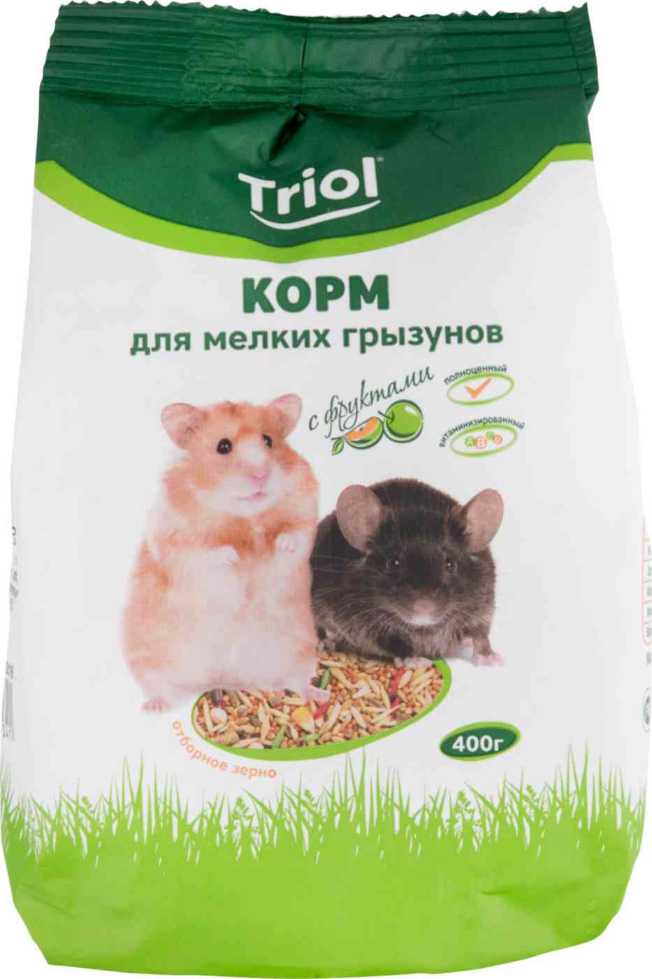 Корм для мелких грызунов Triol с фруктами