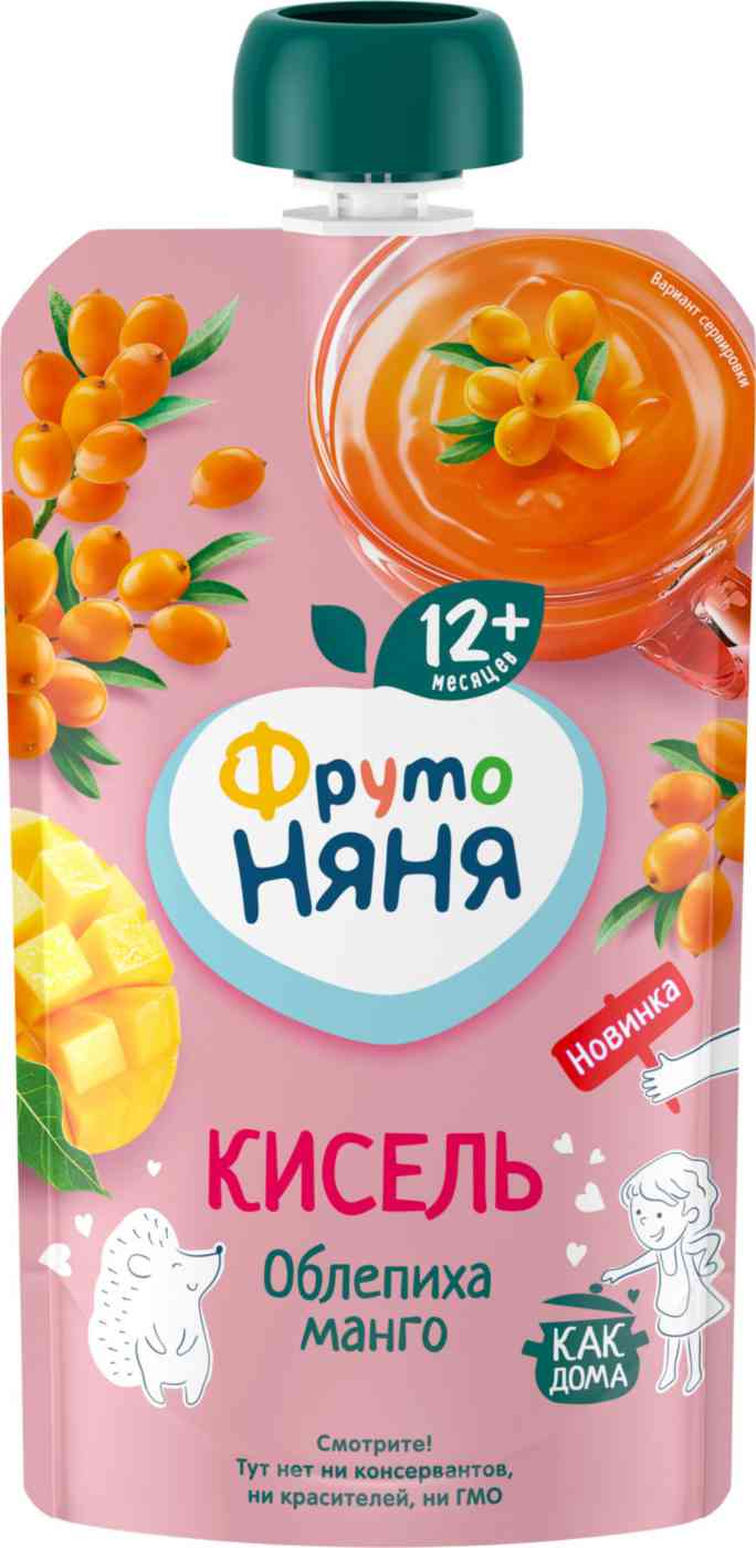 Кисель ФрутоНяня облепиха-манго с 12 месяцев
