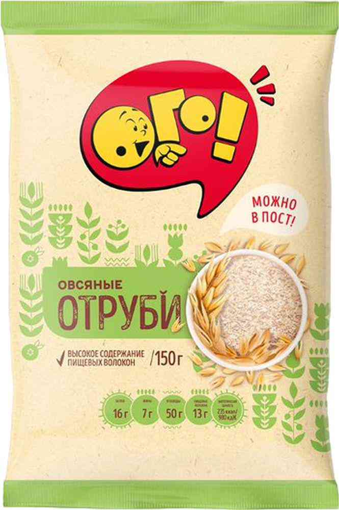 Отруби овсяные Ого! Рассыпчатые