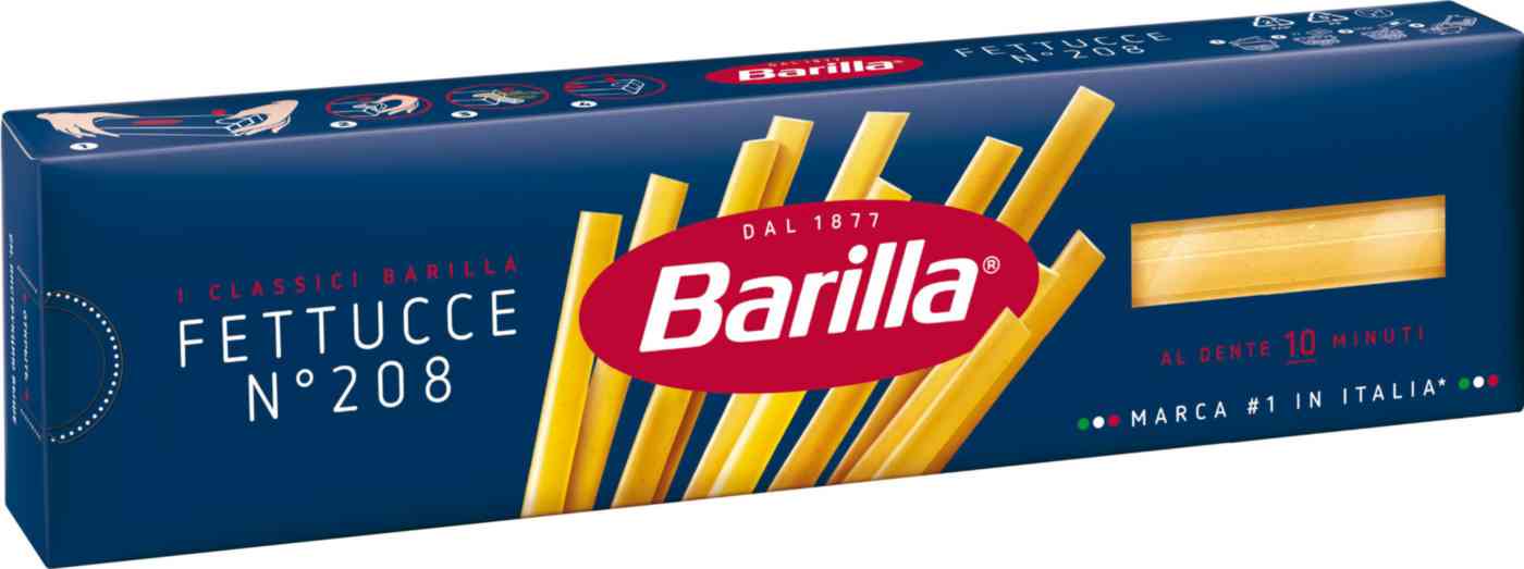Макаронные изделия Barilla Феттучче №208 из твёрдых сортов пшеницы