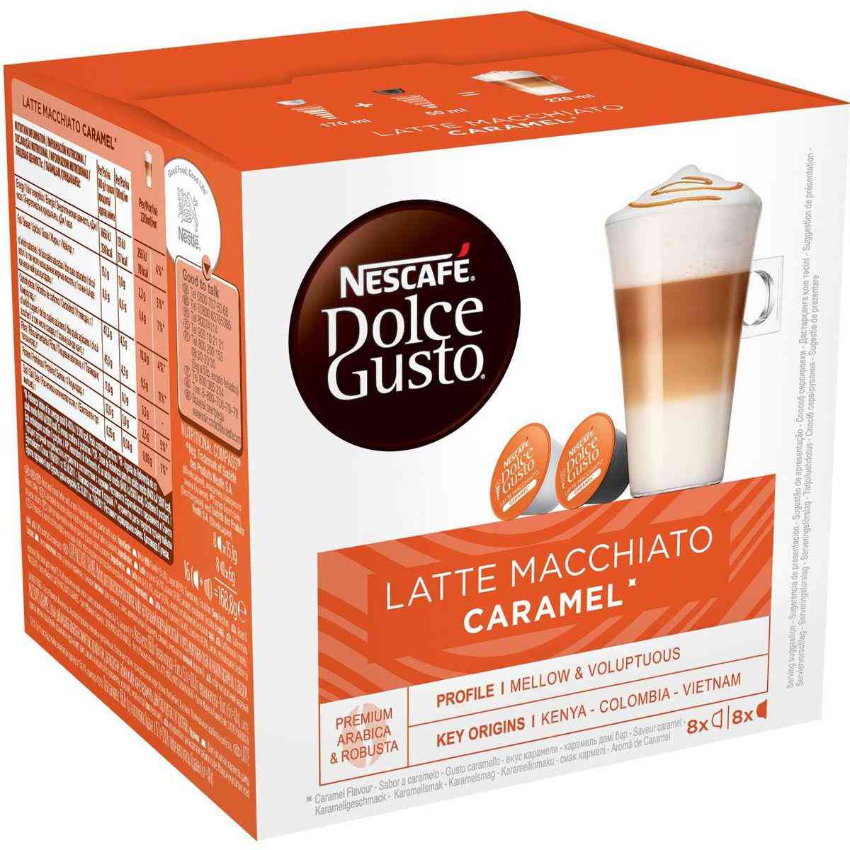 Кофе  в капсулах Nescafe Dolce Gusto Latte Macchiato Caramel