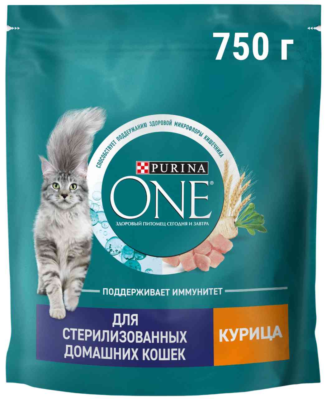 Сухой корм для стерилизованных кошек Purina One курица
