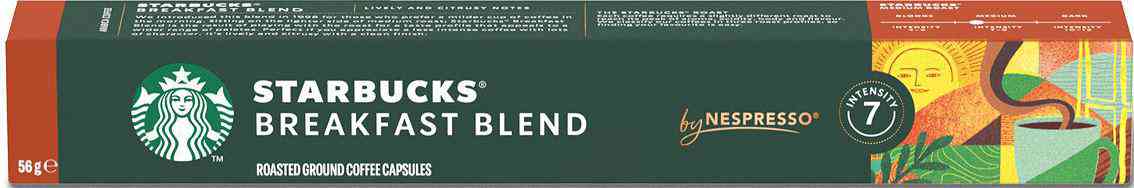 Кофе в капсулах Starbucks Breakfast Nespresso
