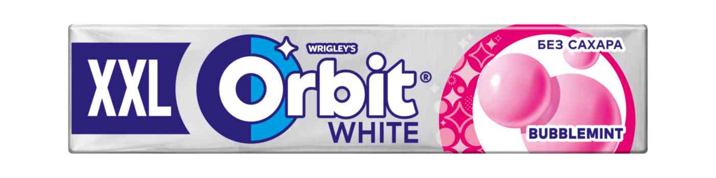Жевательная резинка Orbit White Bubblemint без сахара