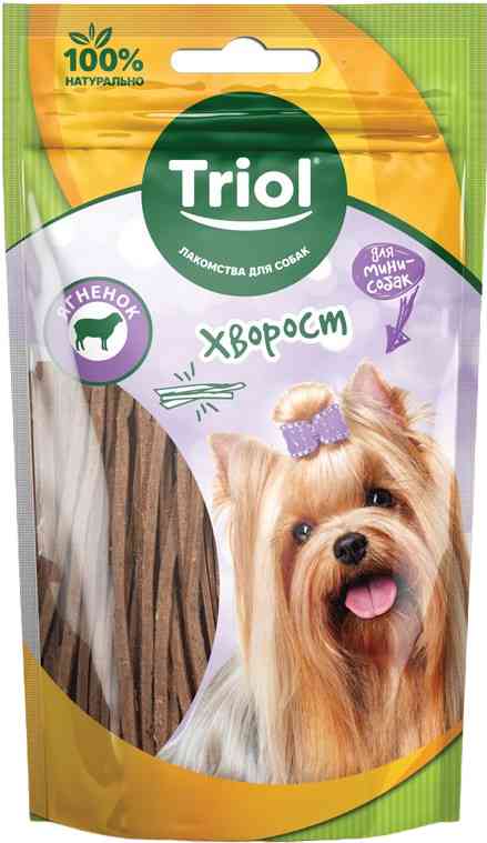 Лакомство для мини-собак Triol Хворост Ягненок