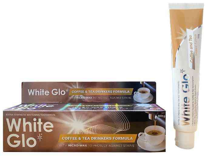 Зубная паста White Glo для любителей кофе и чая экстрасильная отбеливающая