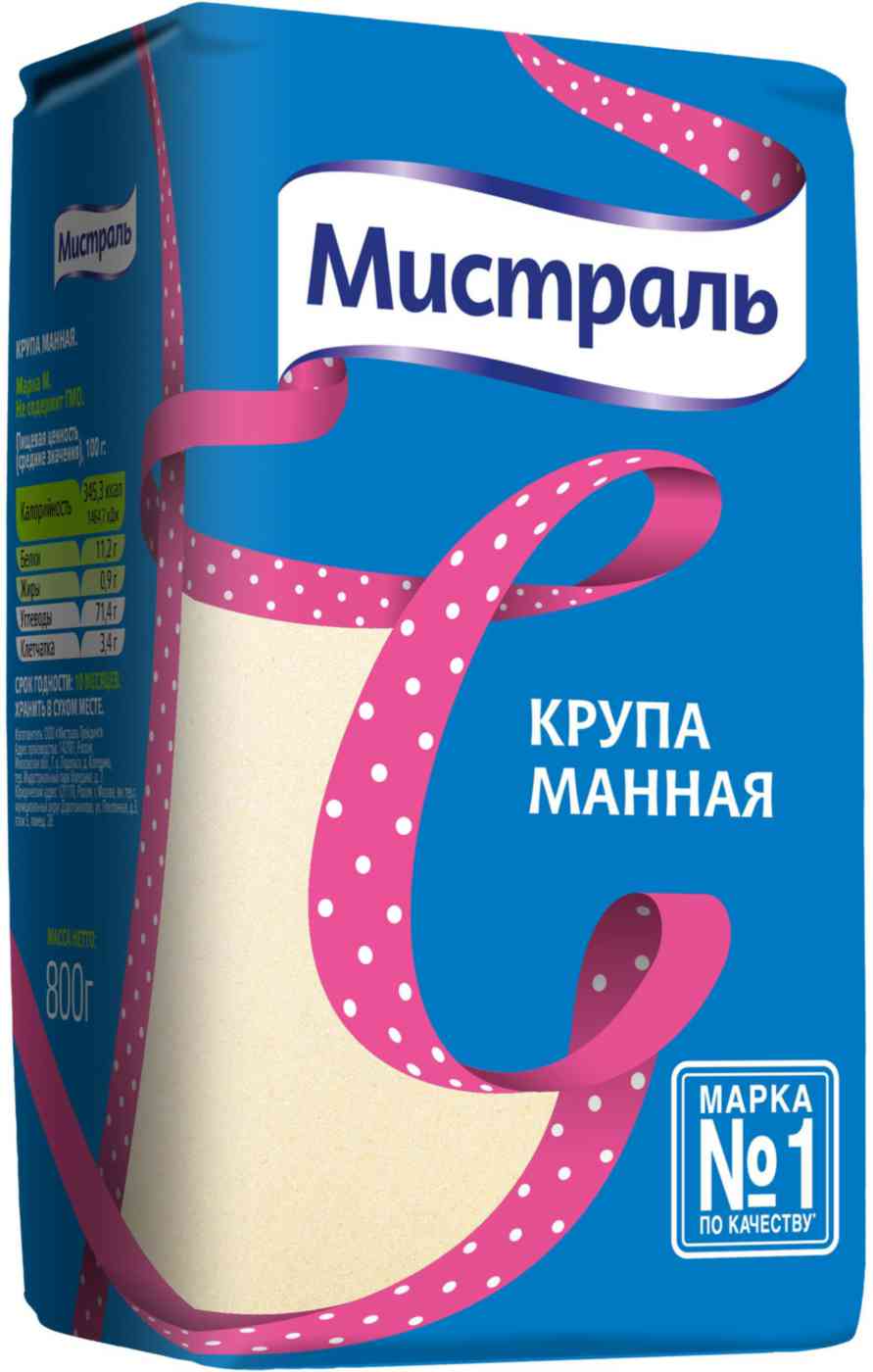 Крупа манная Мистраль