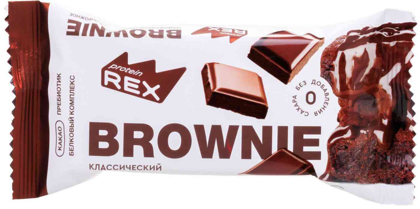 Брауни протеиновый ProteinRex классический
