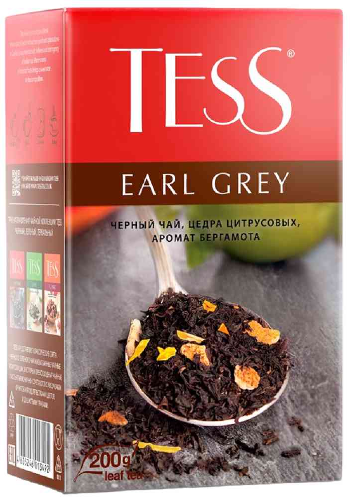 Чай черный Tess Earl Grey листовой