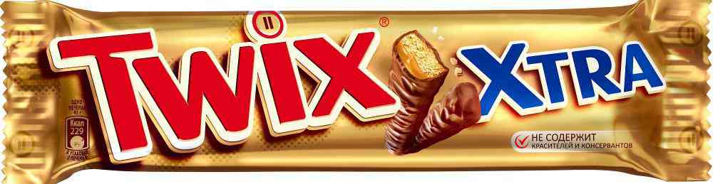 Батончик шоколадный Twix Xtra