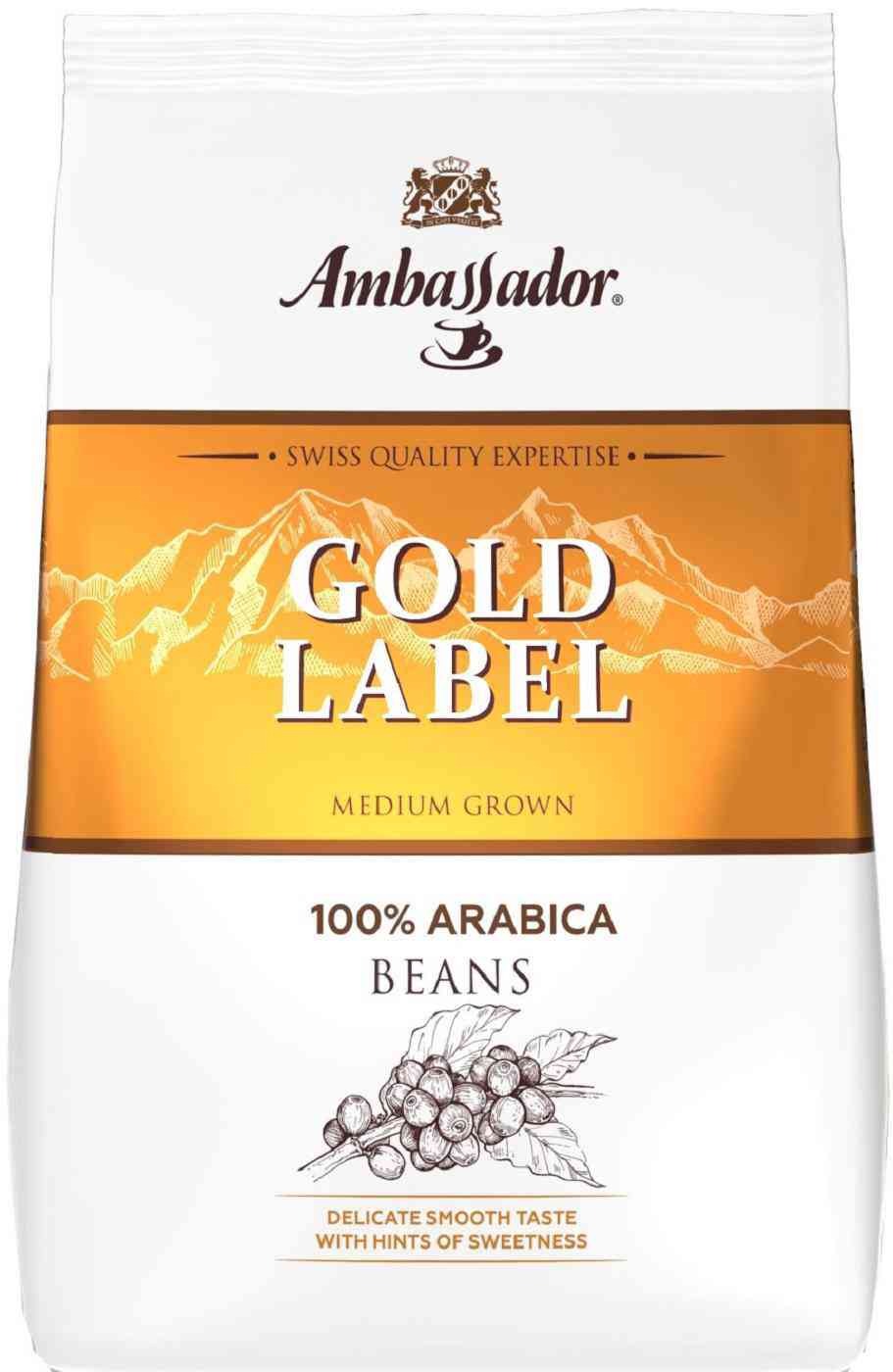 Кофе в зёрнах Ambassador Gold Label