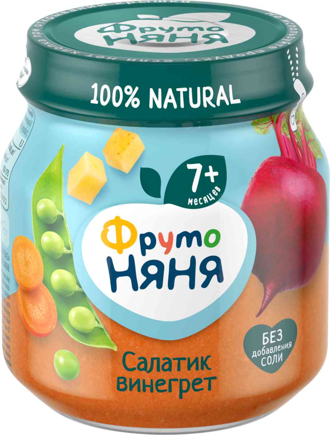 Пюре ФрутоНяня Салатик винегрет, с 7 месяцев