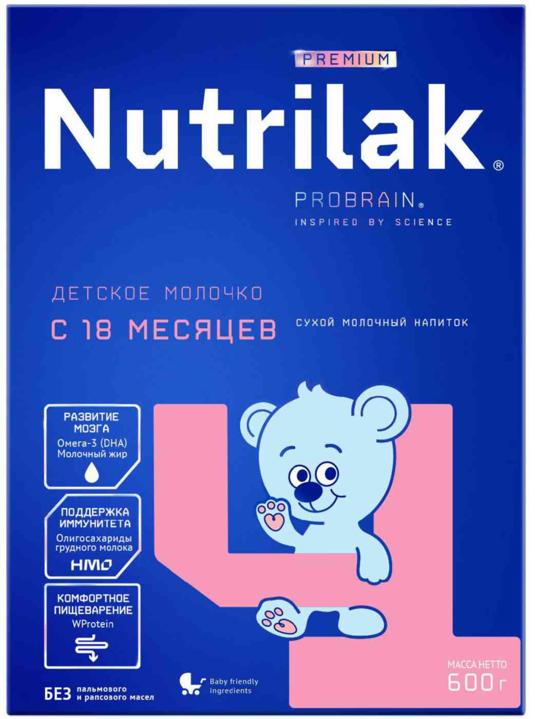Сухая молочная смесь Nutrilak Premium ProBrain 4 с 18 месяцев