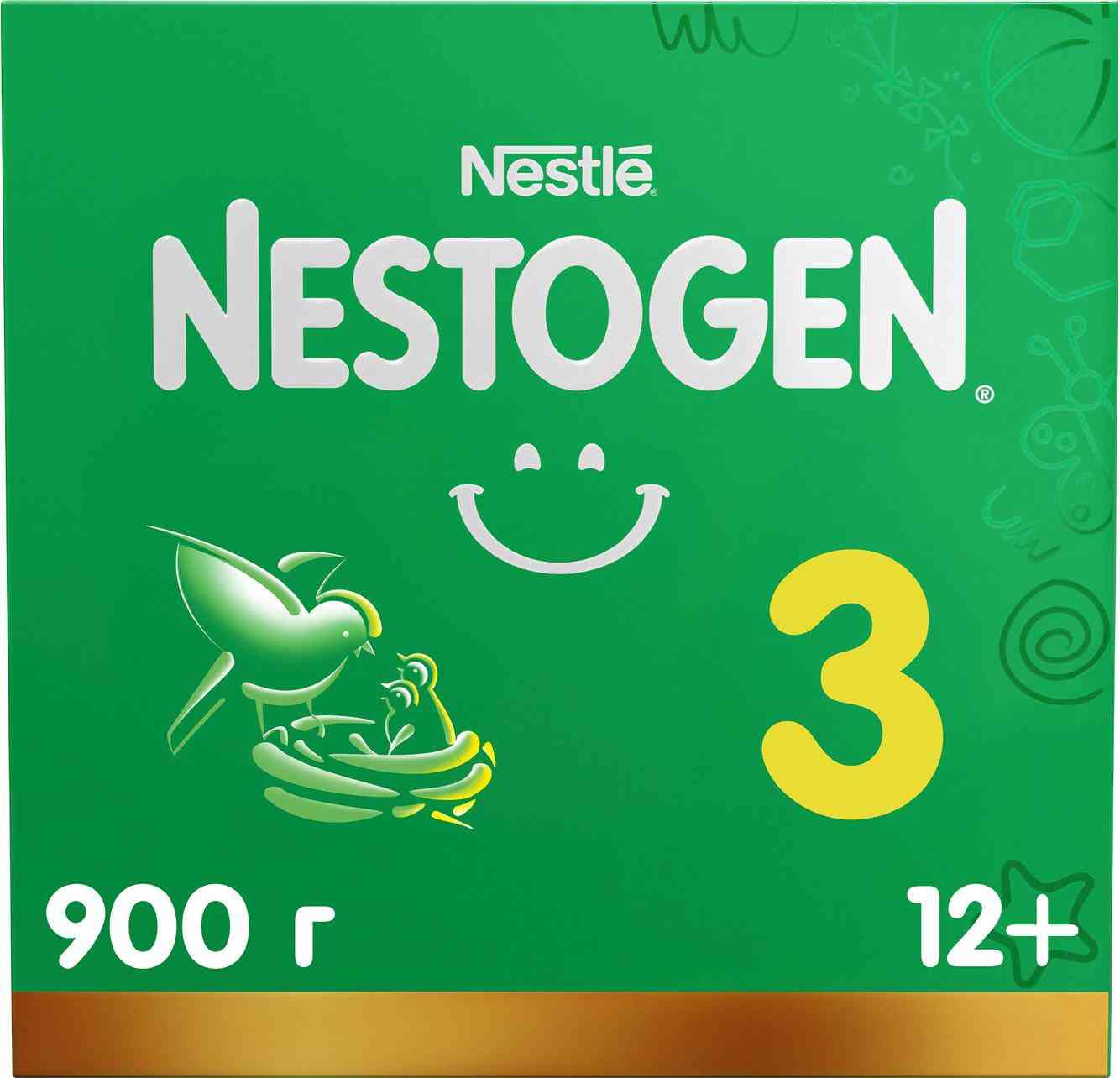 Сухое детское молочко Nestogen 3 с 12 месяцев