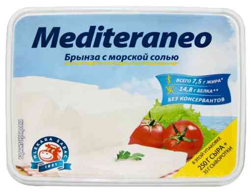Сыр мягкий рассольный Mlekara Sabac брынза Mediteraneo 25%