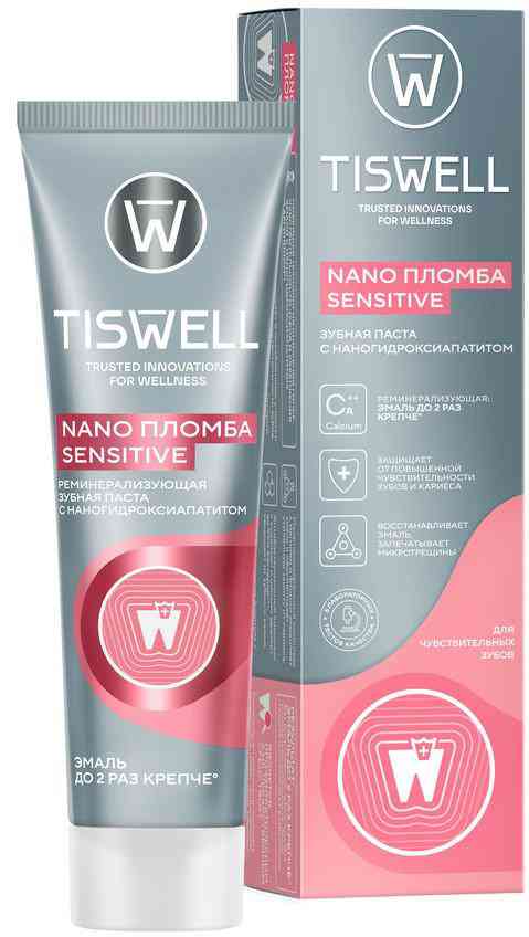 Зубная паста Tiswell Nano Пломба Sensitive