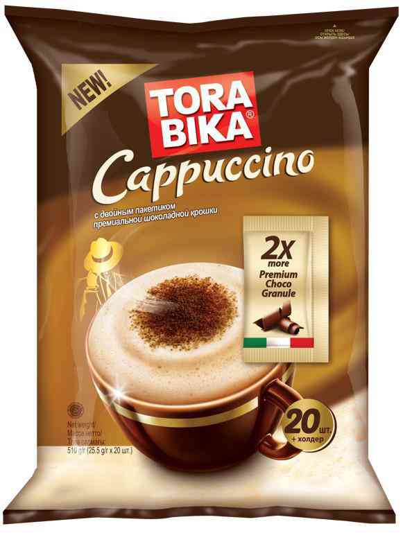 Кофейный напиток растворимый Torabika Cappuccino с шоколадной крошкой