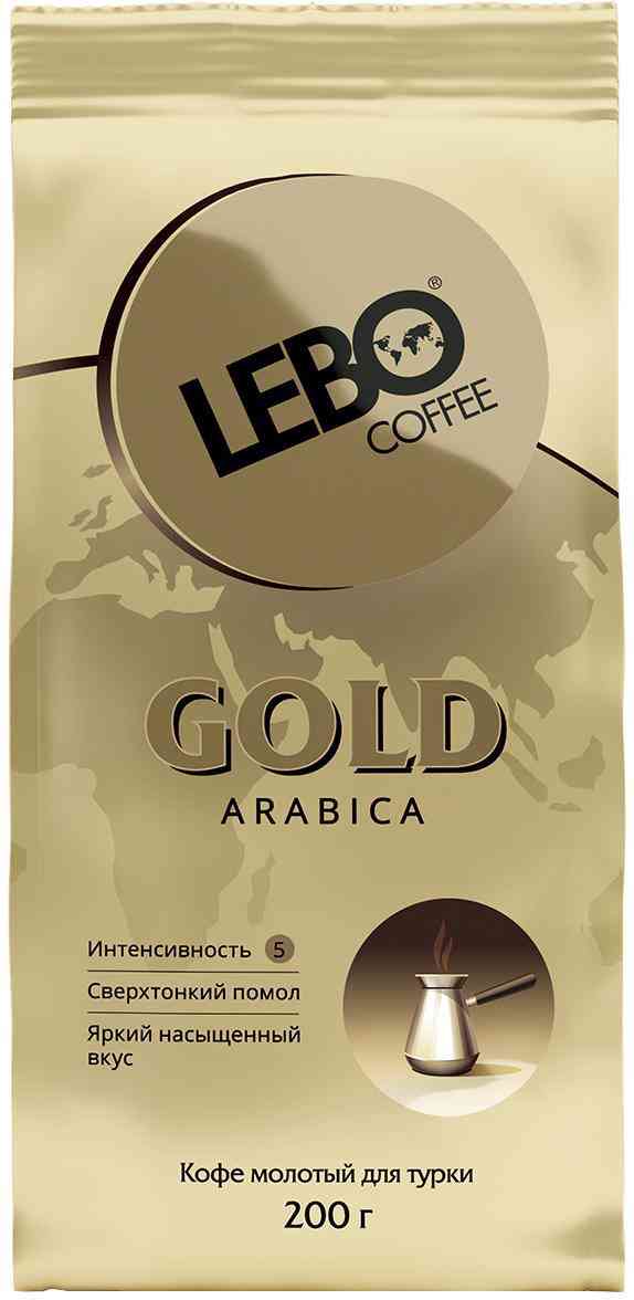 Кофе для турки молотый Lebo Gold Arabica