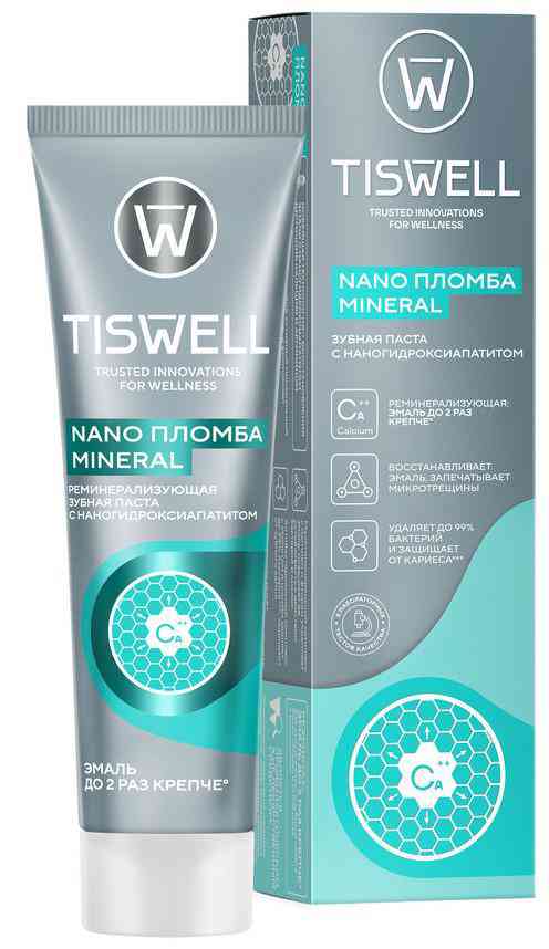 Зубная паста Tiswell Nano Пломба Mineral реминерализующая