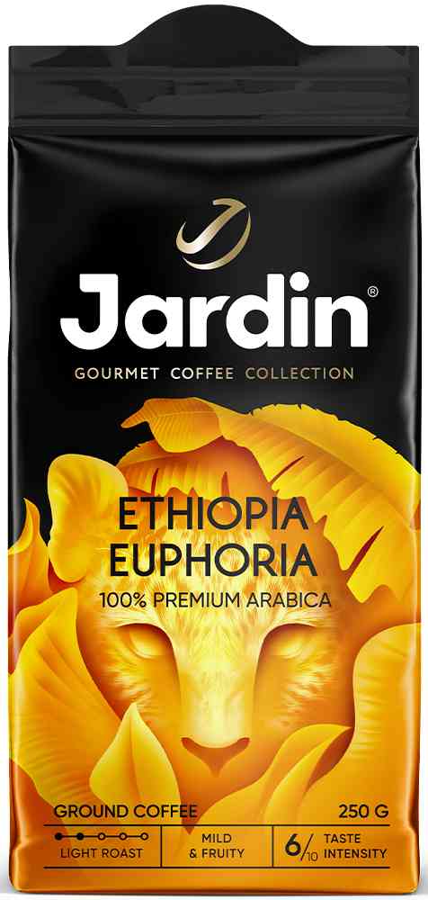 Кофе молотый Jardin Ethiopia Euphoria Medium Roast жареный