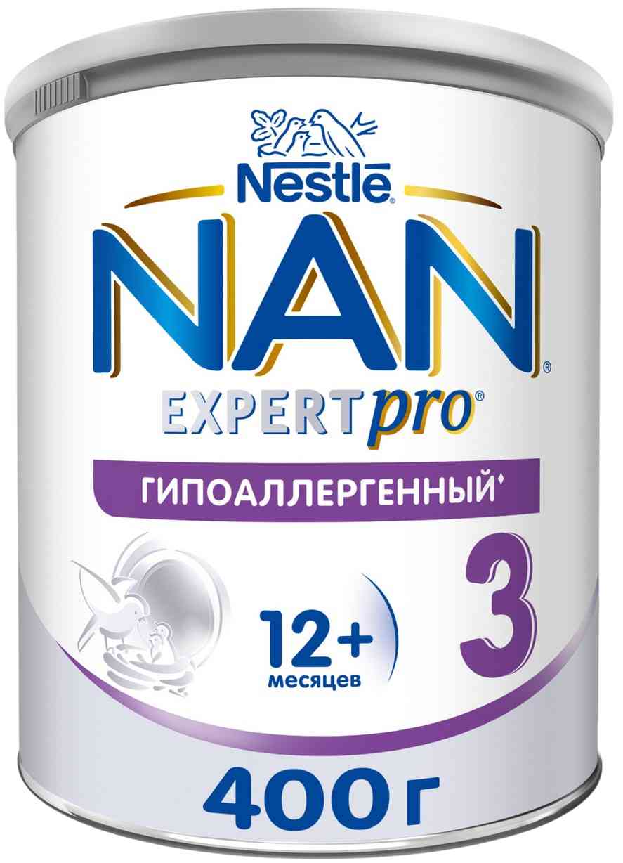 Сухое детское молочко NAN 3 Гипоаллергенный с 12 месяцев