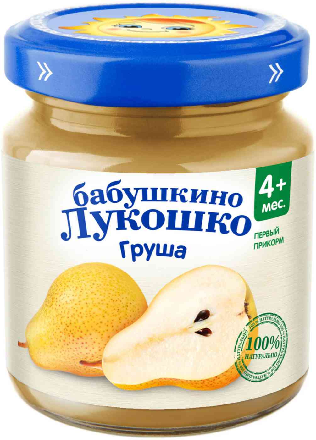 Пюре Бабушкино Лукошко Груша, с 4 месяцев