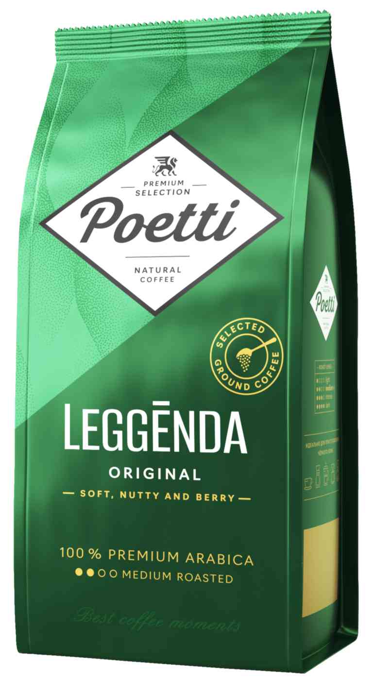 Кофе молотый Poetti Leggenda Orig