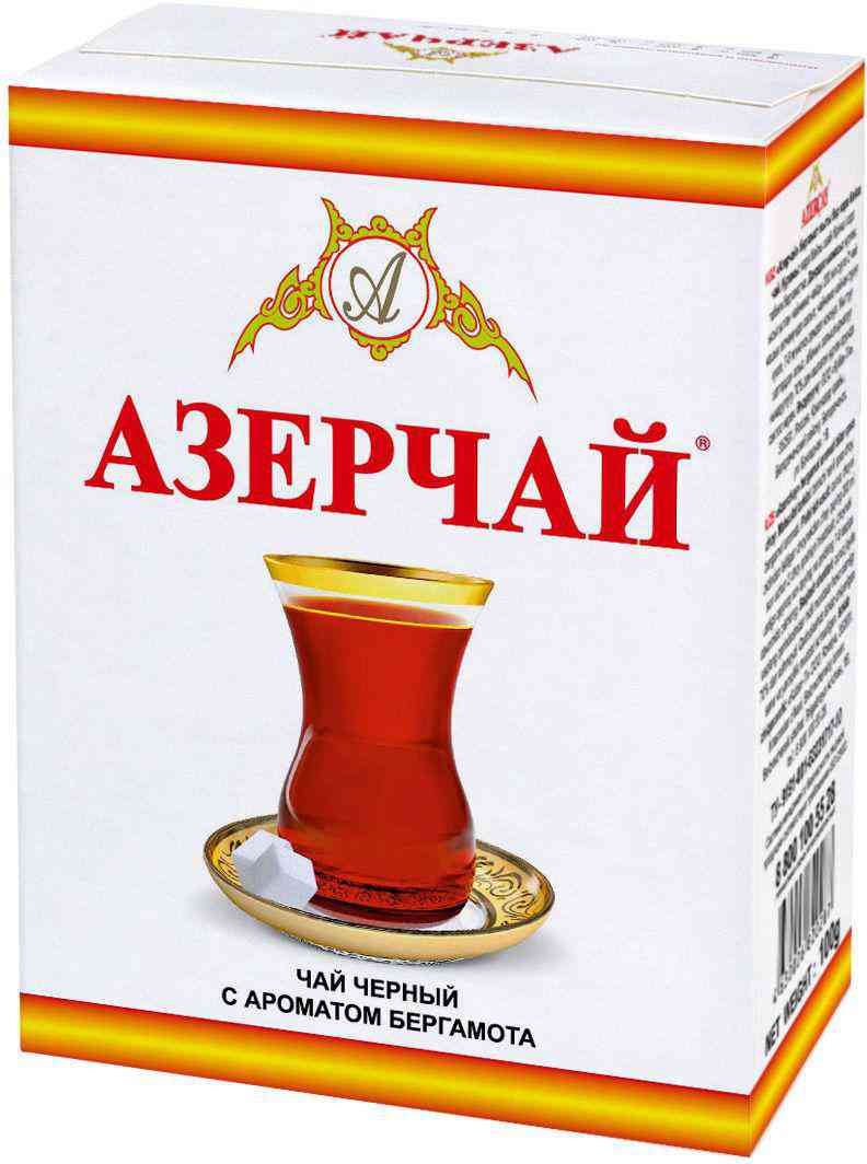 Чай чёрный Азерчай с ароматом Бергамота