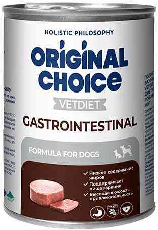 Влажный корм для собак Original Choice Vetdiet Gastrointestinal Профилактика болезней ЖКТ