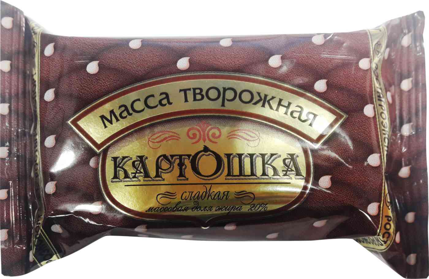 Творожная масса сладкая Ростагроэкспорт Картошка 20%