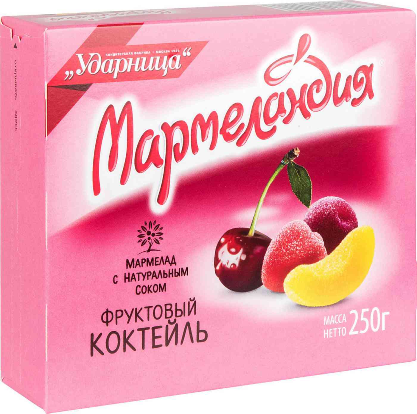 Мармелад с натуральным соком Мармеландия Фруктовый Коктейль