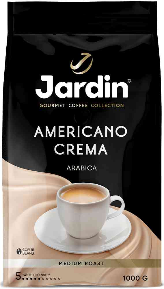 Кофе в зёрнах Jardin Americano Crema Medium Roast