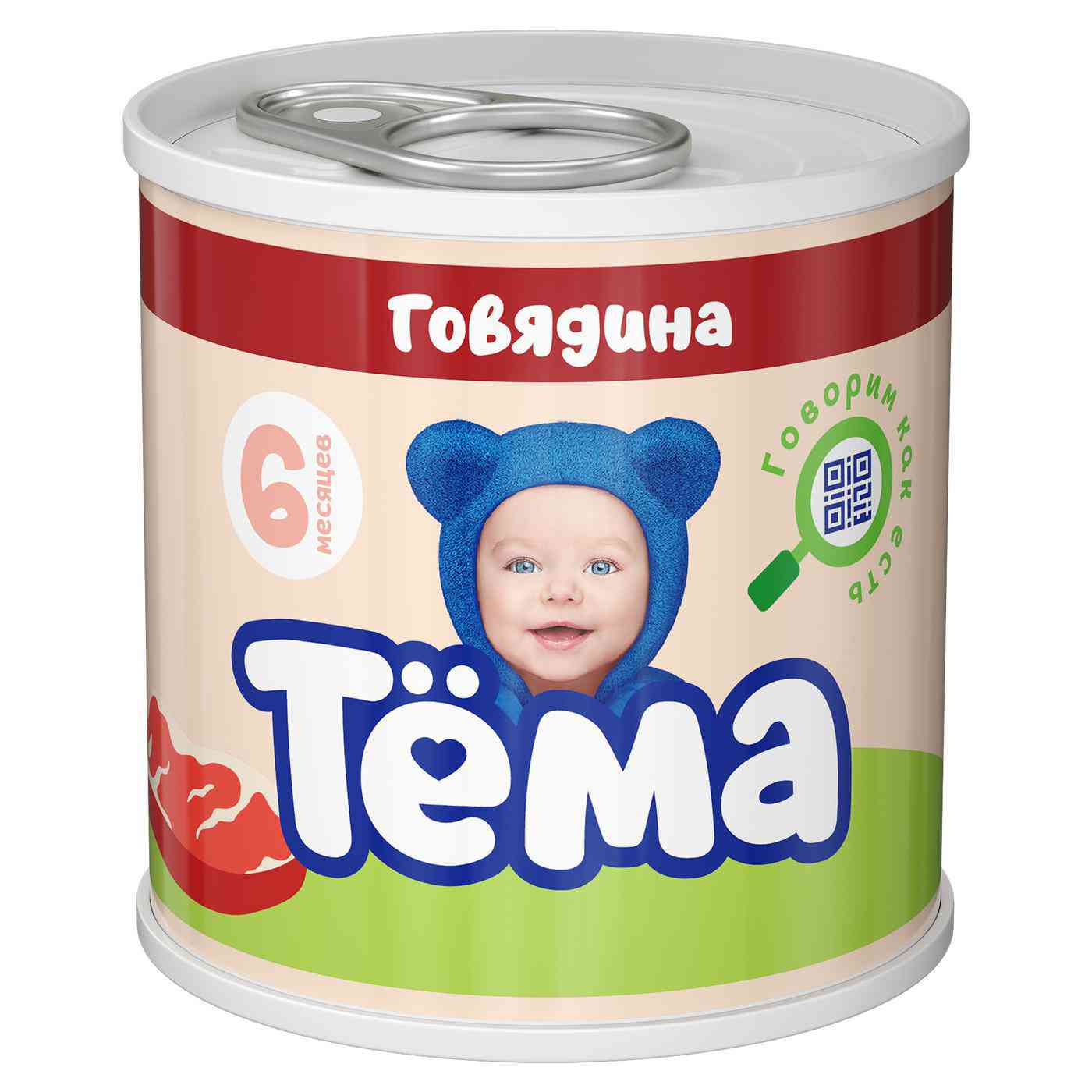 Пюре Тёма Говядина, с 6 месяцев