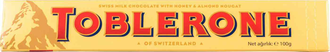 Шоколад молочный Toblerone с мёдом и миндальной нугой
