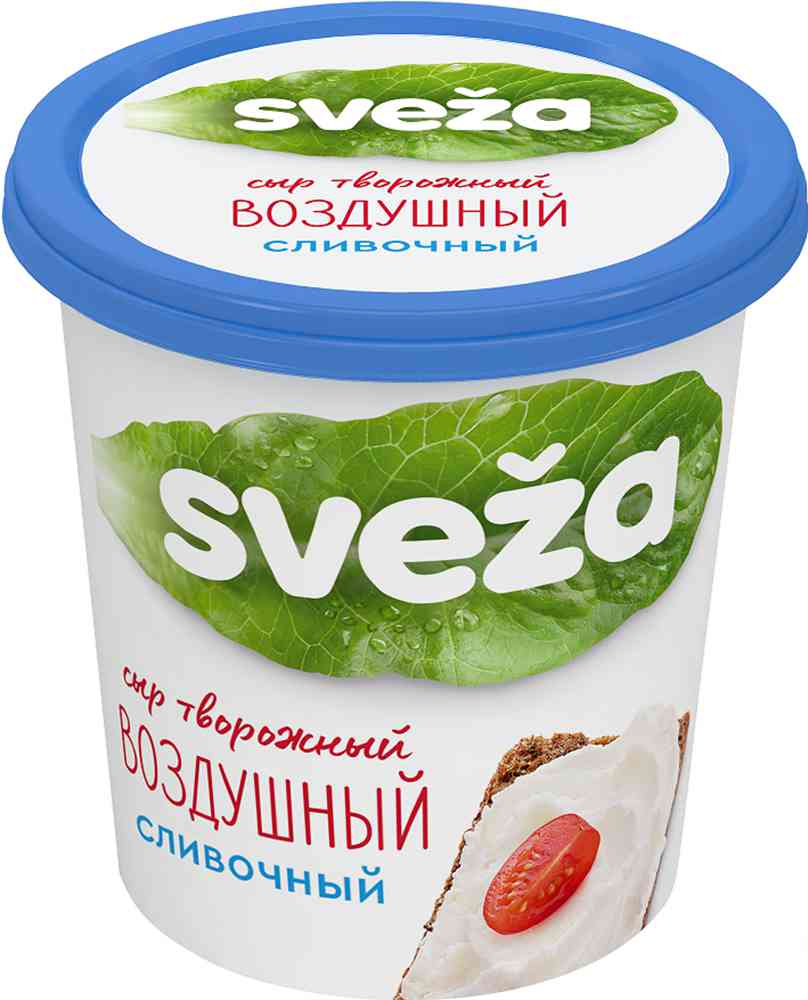 Сыр творожный Sveza Воздушный сливочный 60%