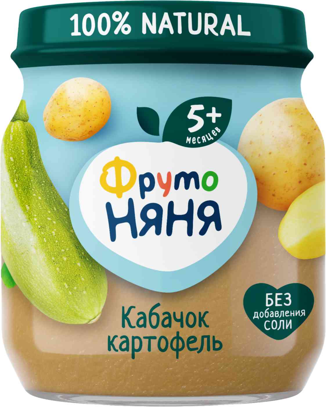 Пюре ФрутоНяня Кабачок, картофель, с 5 месяцев
