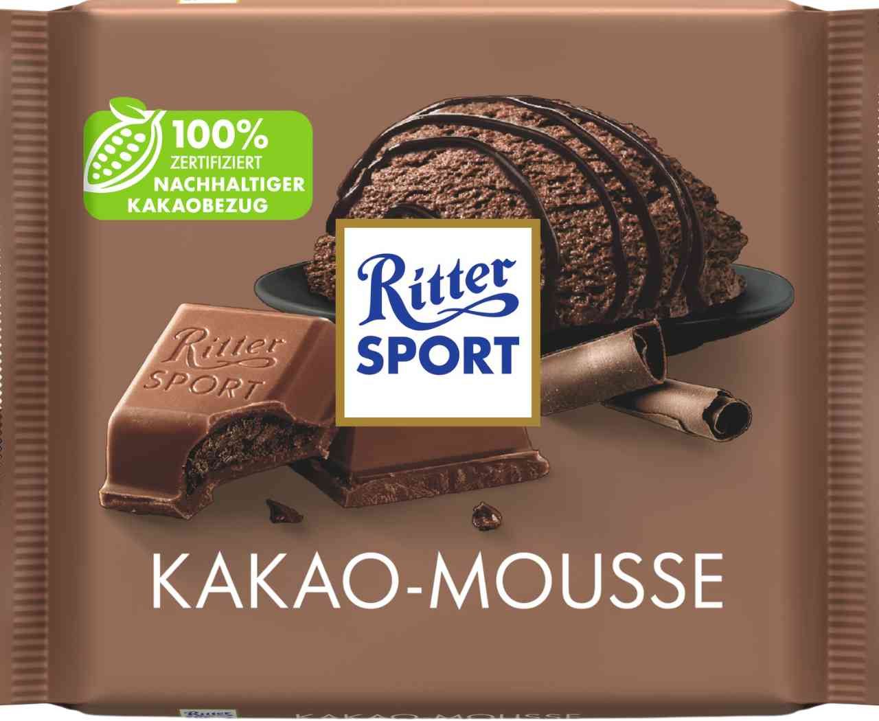 Шоколад молочный Ritter Sport Какао-мусс