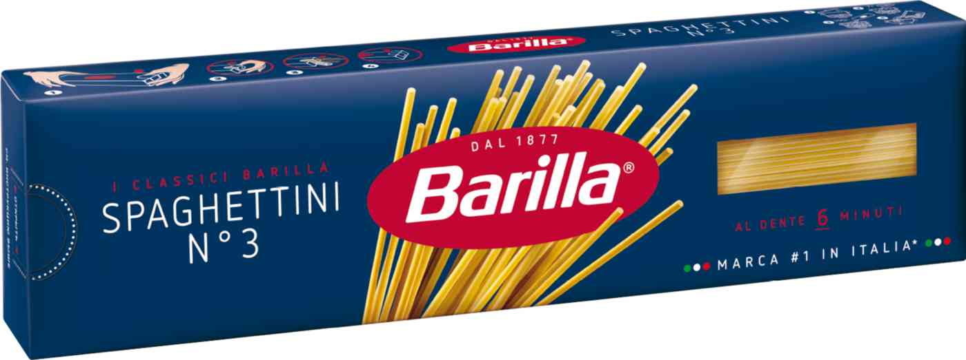 Макаронные изделия Barilla Спагеттини №3 из твёрдых сортов пшеницы