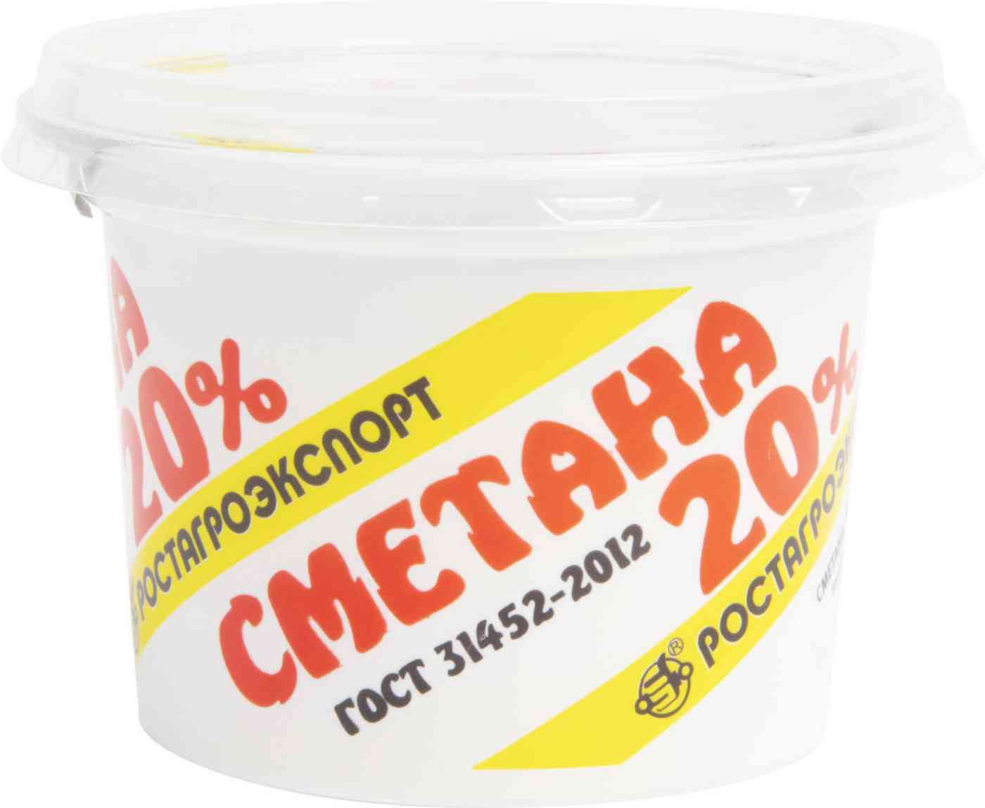 Сметана Ростагроэкспорт 20%