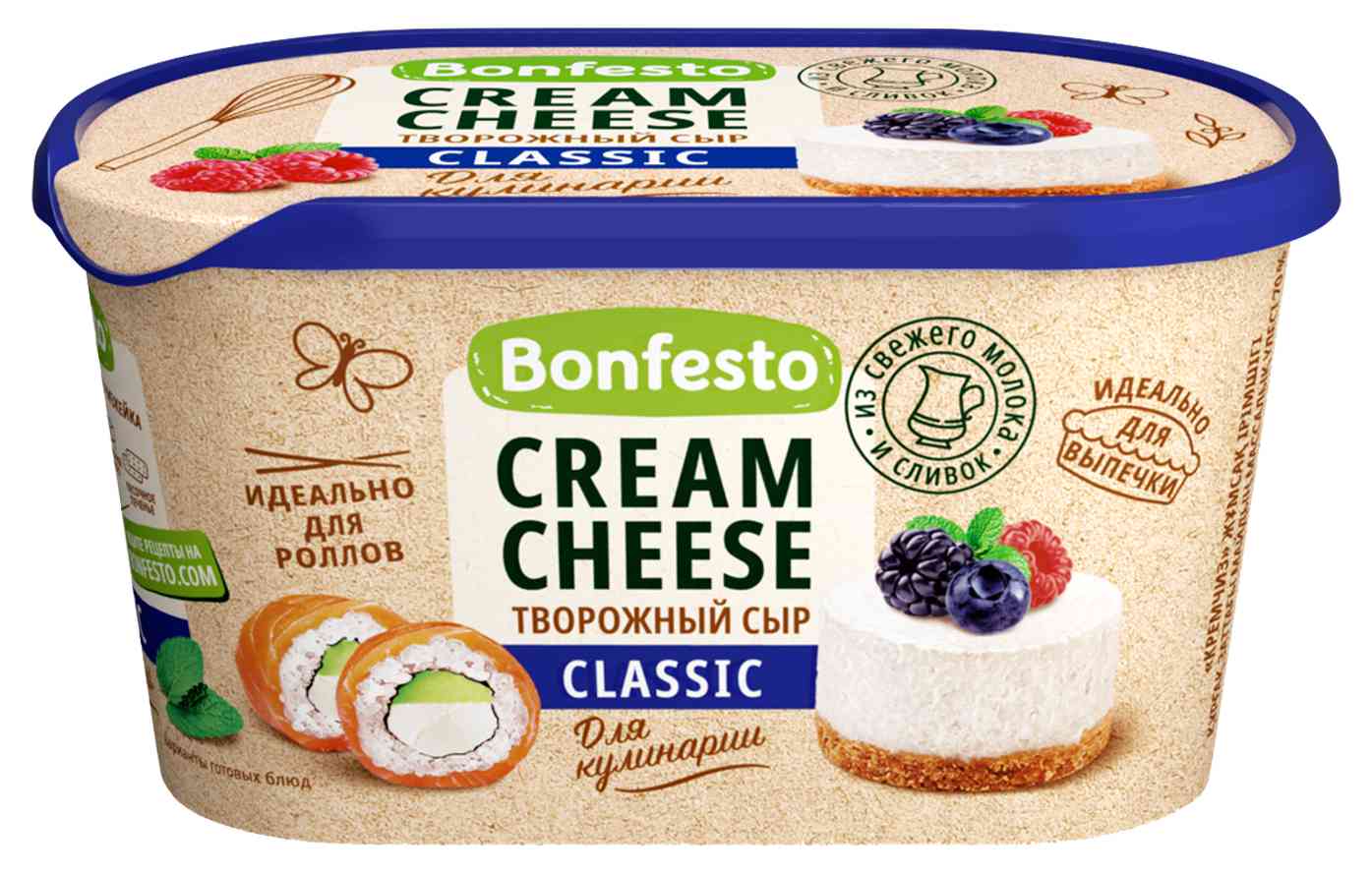 Сыр творожный Bonfesto Cream cheese classic 70%