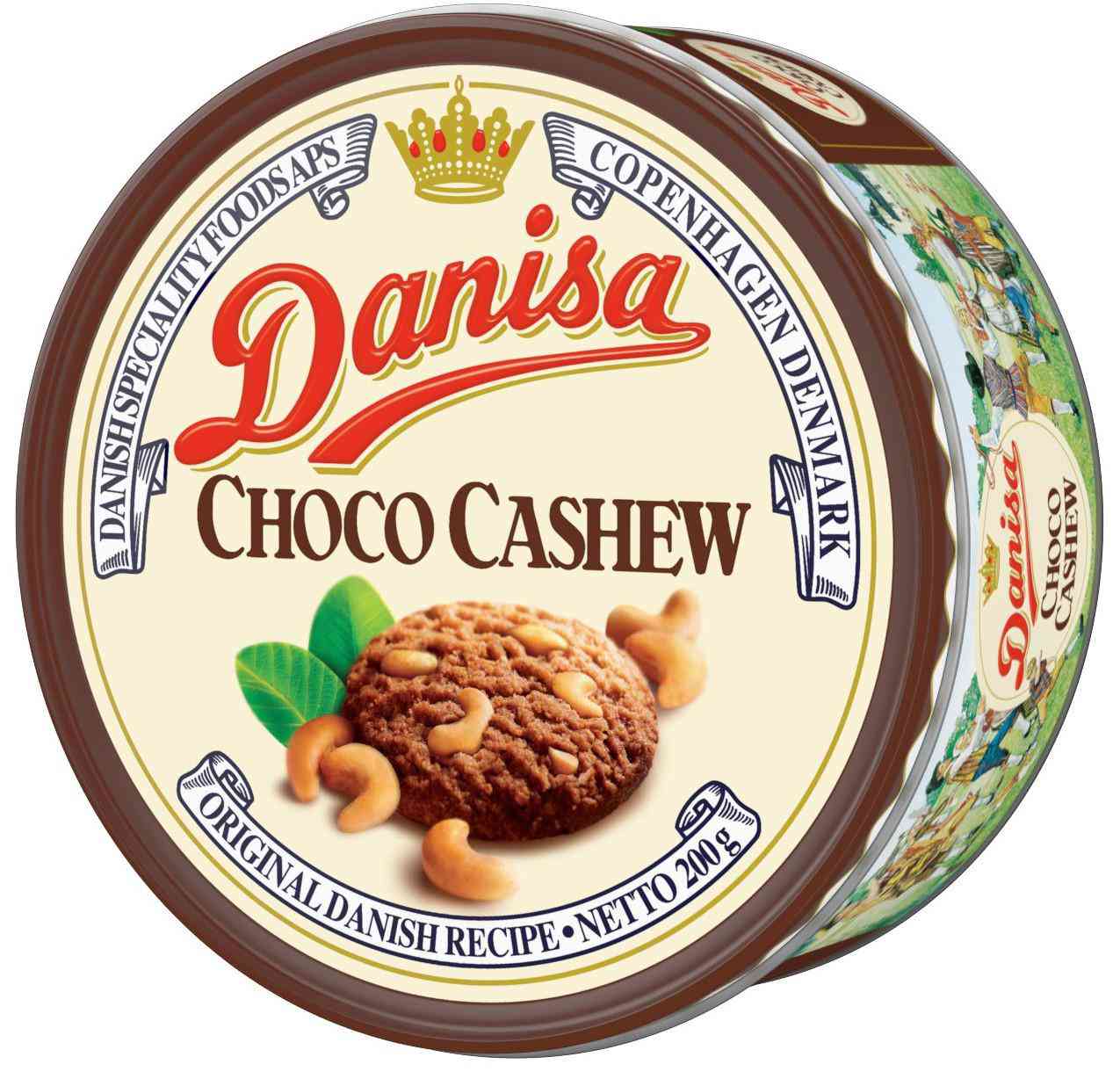 Печенье сдобное Danisa шоколад-кешью