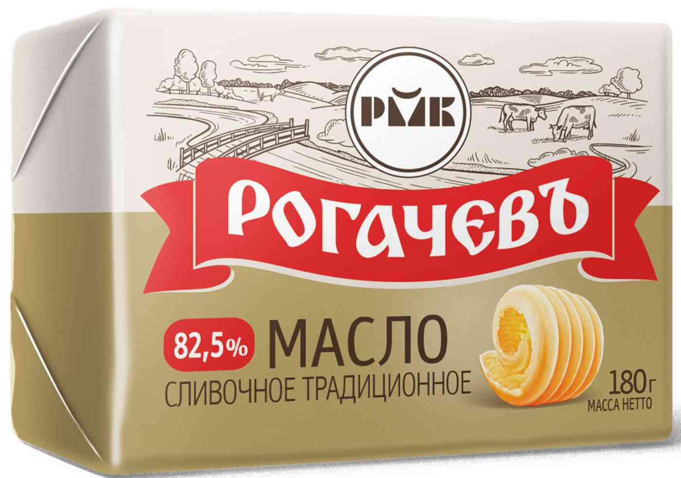 Масло сливочное  Рогачевъ традиционное 82,5%