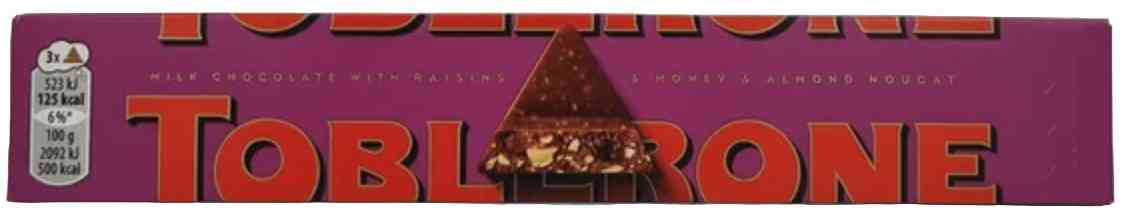 Шоколад молочный Toblerone Изюм-мед-миндаль