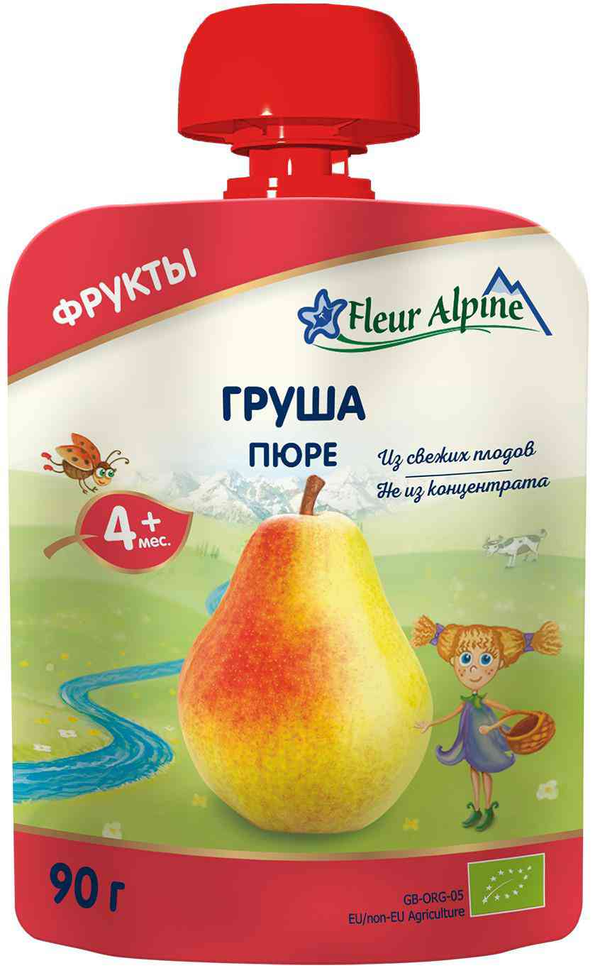 Пюре Fleur Alpine Груша, с 4 месяцев