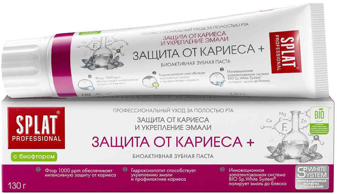 Зубная паста Splat Professional защита от кариеса+