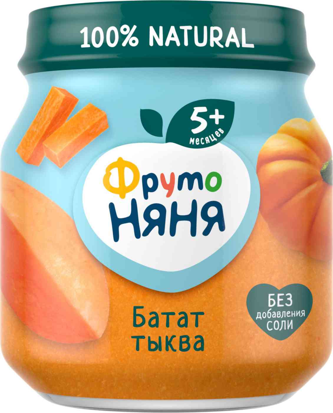 Пюре овощное ФрутоНяня батат-тыква с 5 месяцев