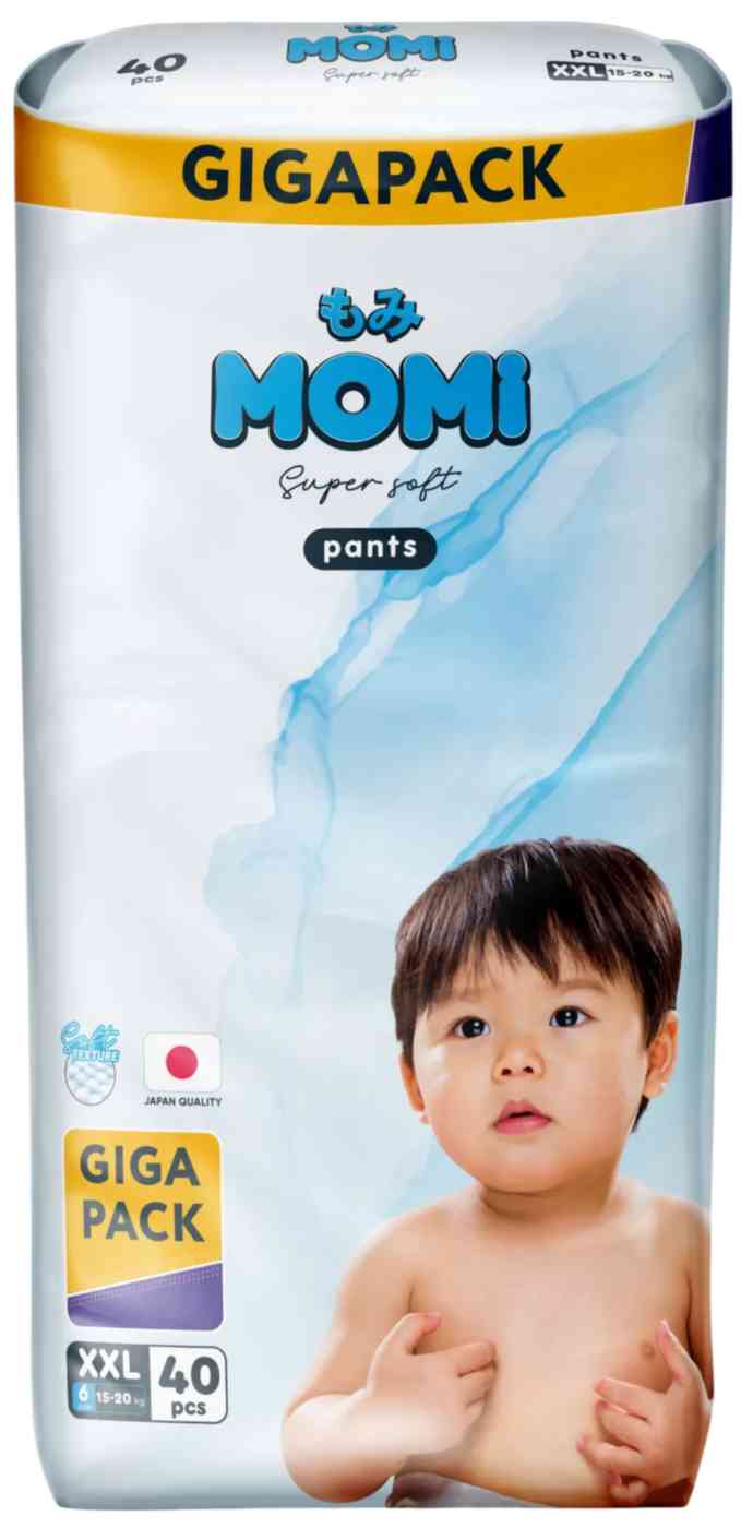 Подгузники-трусики Momi Super Soft XXL 6 (15-20кг)