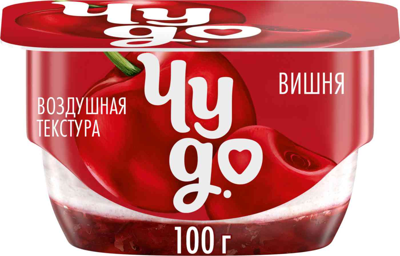 Десерт творожный двухслойный Чудо вишня 4,2%