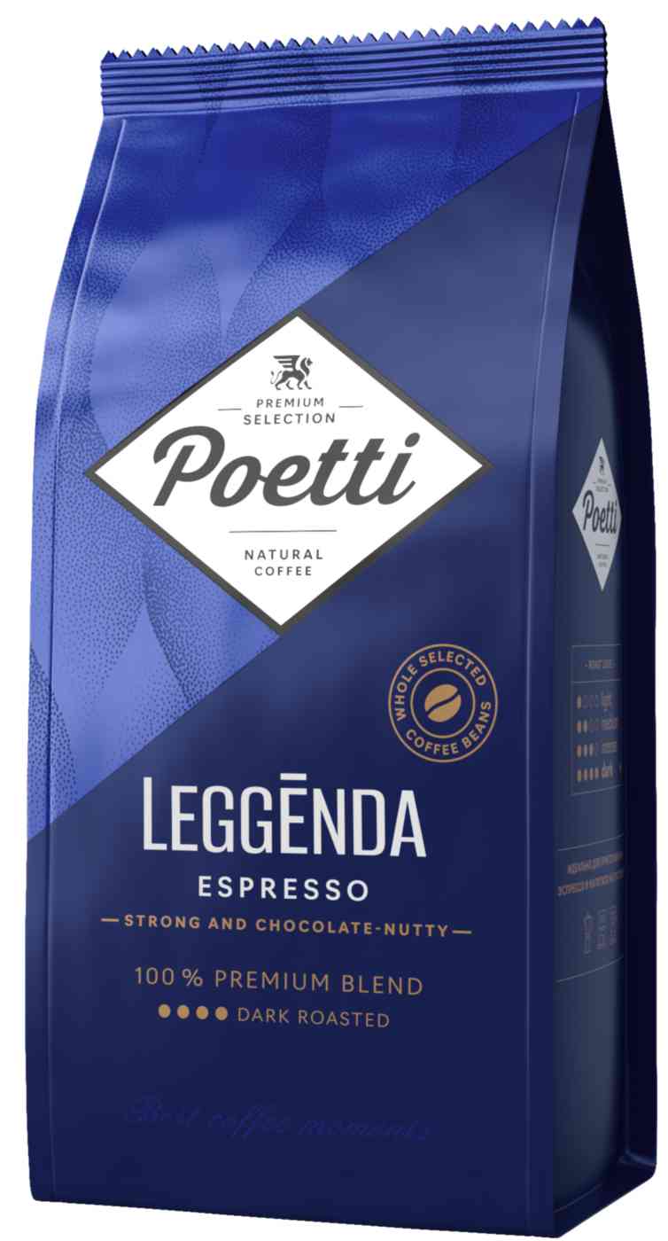 Кофе в зёрнах Poetti Leggenda Espesso